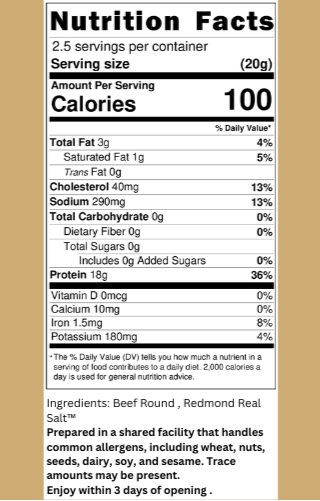 Beef Chips 2 oz- Standard