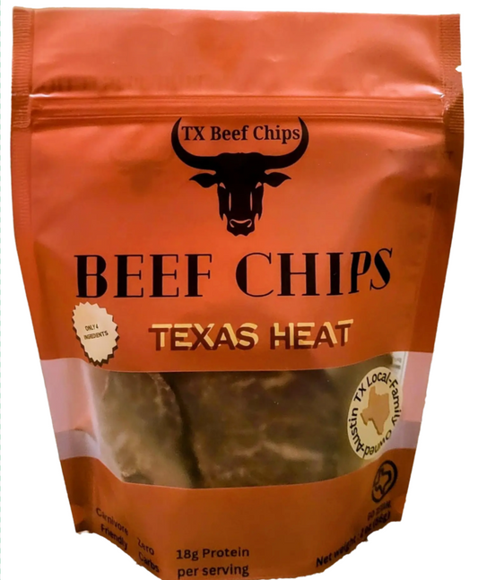 Beef Chips - Texas Heat  2oz Standard