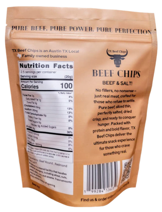 Beef Chips 2 oz- Standard